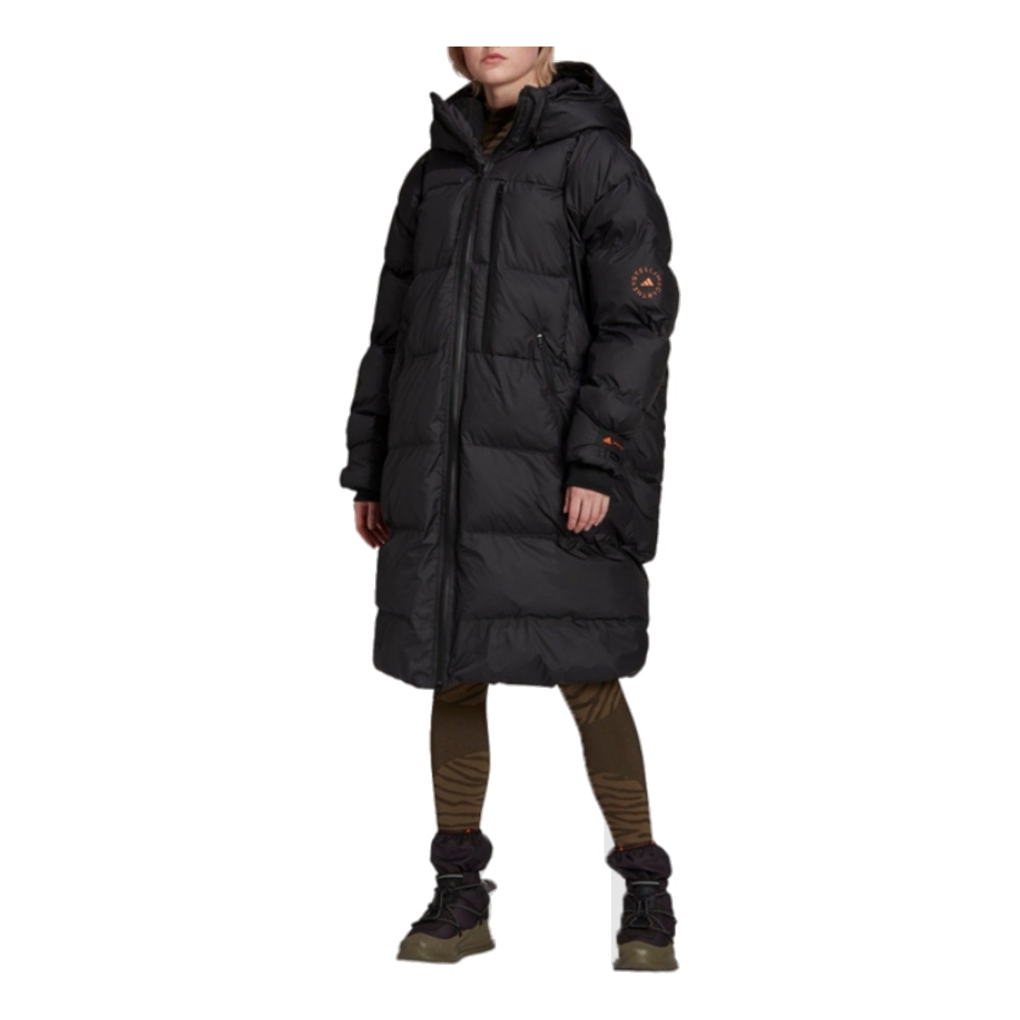 (WMNS) adidas by Stella McCartney Long Puffer Jacket Asia Sizing 'Black' GT9450
