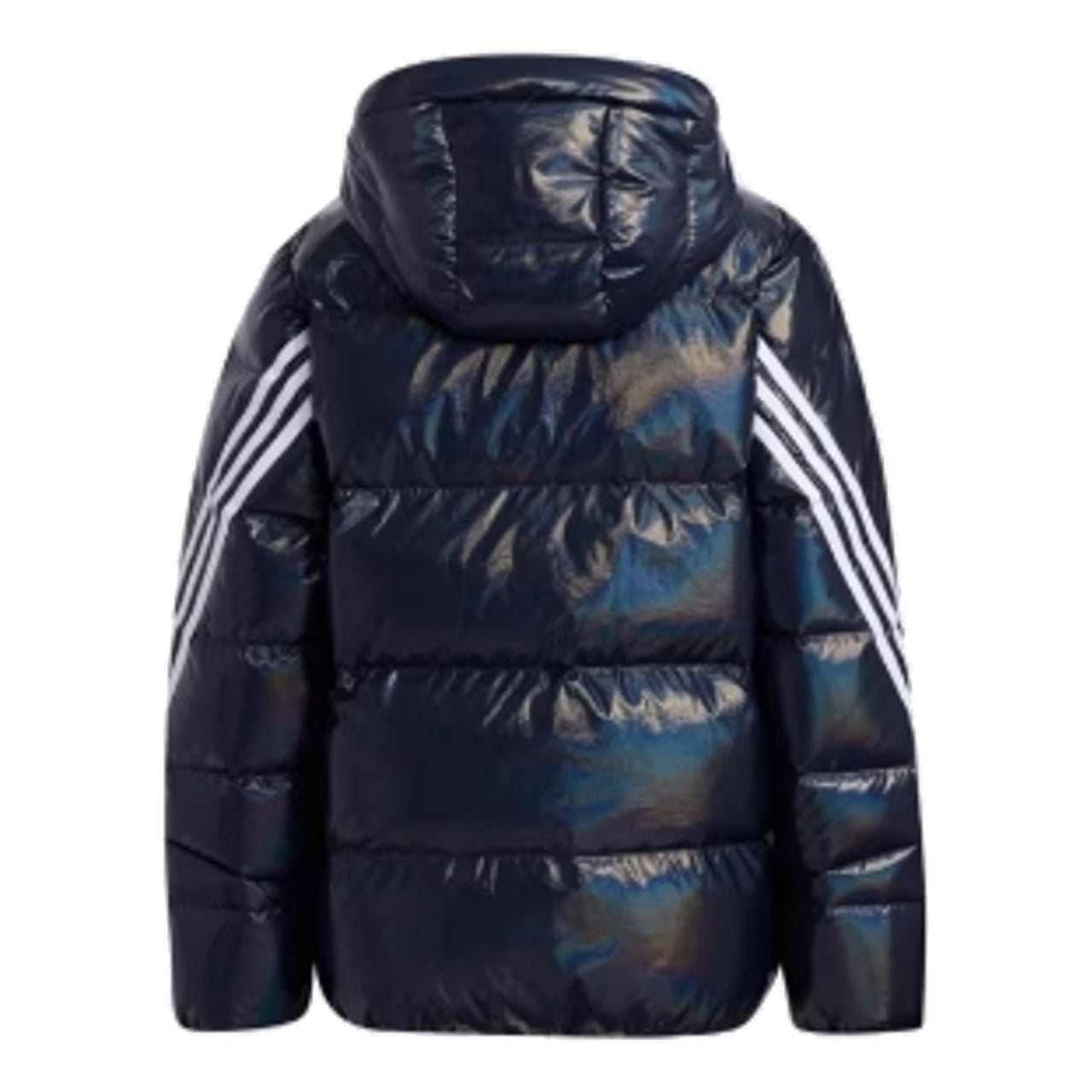 (GS) adidas Metalic Down Jacket Asia Sizing 'Black' H45023