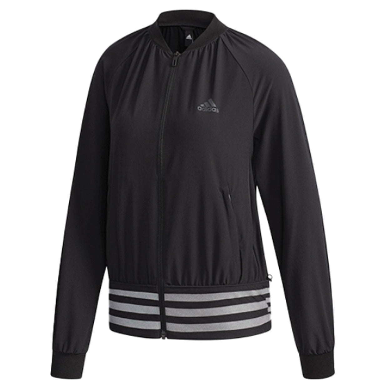 (WMNS) adidas Thin Woven Jacket Asia Sizing 'Black' DM5312