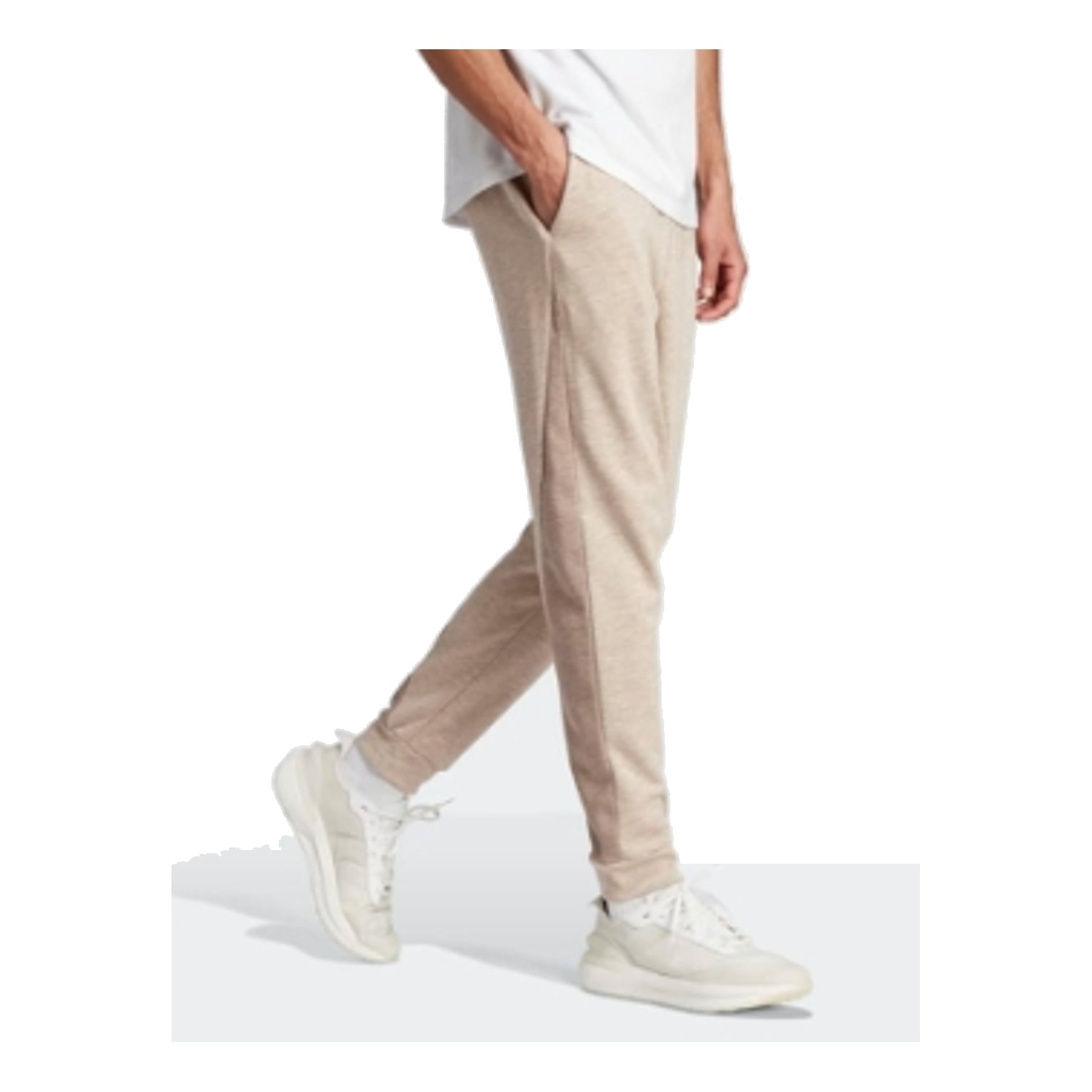 adidas Melange Jogger Pants Asia Sizing 'Beige' IB6145