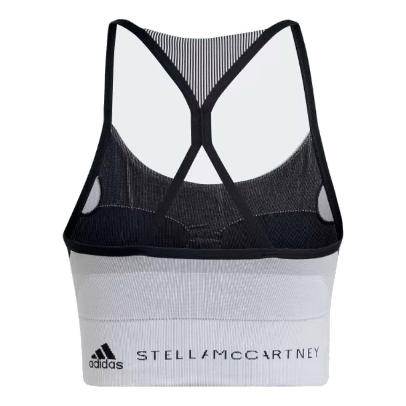 (WMNS) adidas by Stella McCartney TrueStrength Yoga Knit Light-Support Bra Asia Sizing 'Black White' HM3883