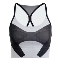 (WMNS) adidas by Stella McCartney TrueStrength Yoga Knit Light-Support Bra Asia Sizing 'Black White' HM3883