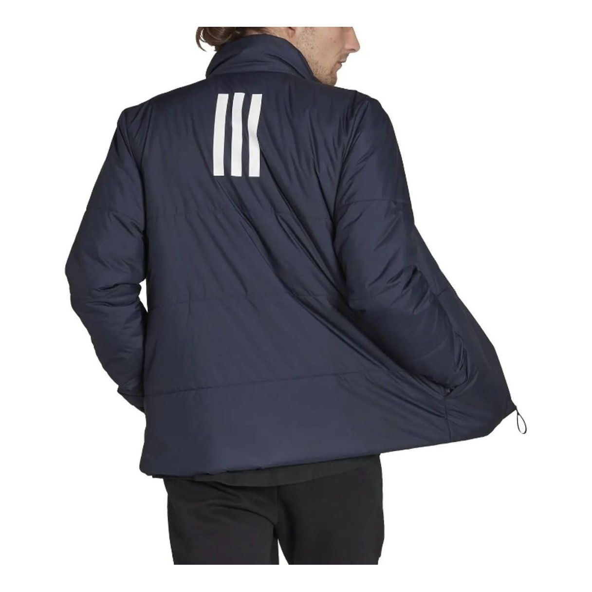 adidas BSC 3-Stripes Insulation Jacket Asia Sizing 'Navy White' HG6272