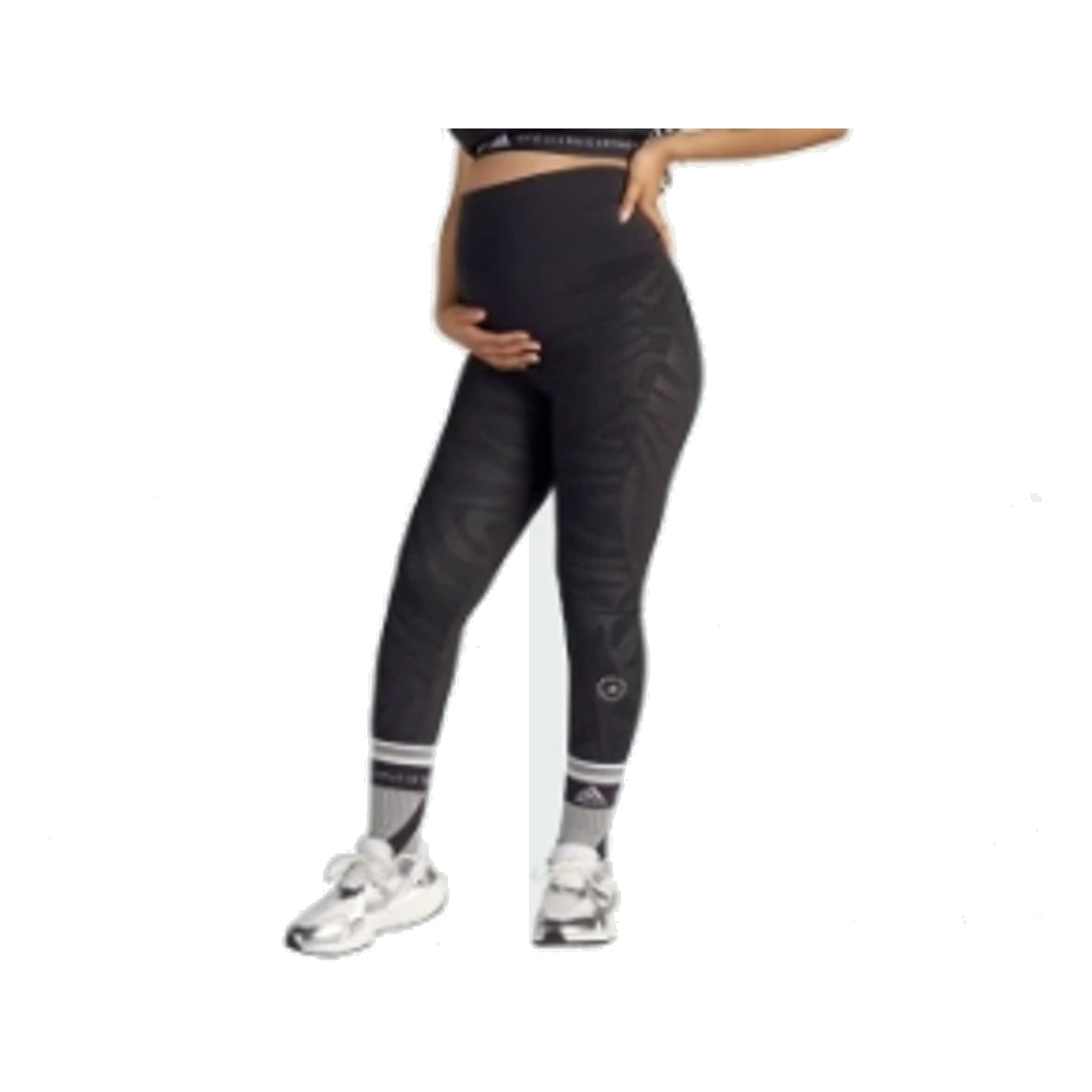 (WMNS) adidas by Stella McCartney Maternity Yoga Leggings Asia Sizing 'Black' HG6844