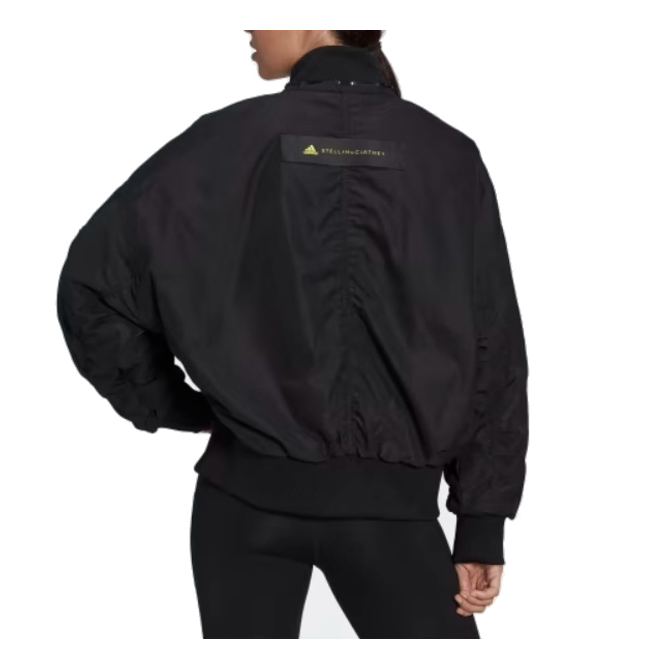 (WMNS) adidas by Stella McCartney Woven Bomber Jacket Asia Sizing 'Black' HG6887