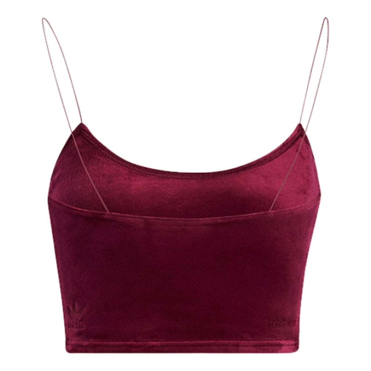 (WMNS) adidas x Ivy Park Velour Bra Asia Sizing 'Burgundy'b HH7136