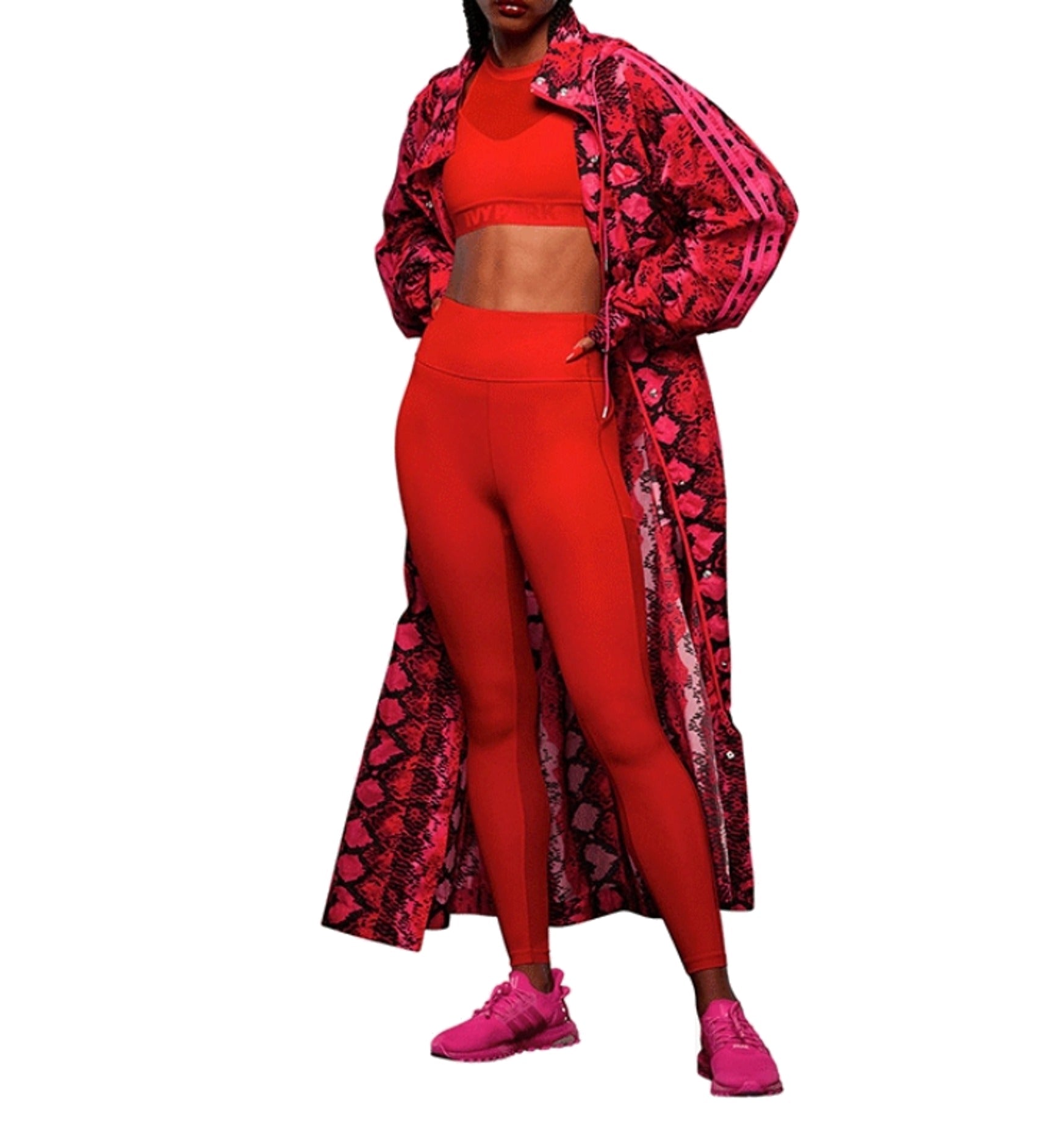 (WMNS) adidas B Mine Tights Asia Sizing 'Red' HH9722