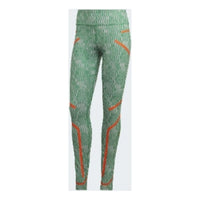 (WMNS) adidas by Stella McCartney TruePurpose Printed Training Legging Asia Sizing 'Green Orange' HI6046