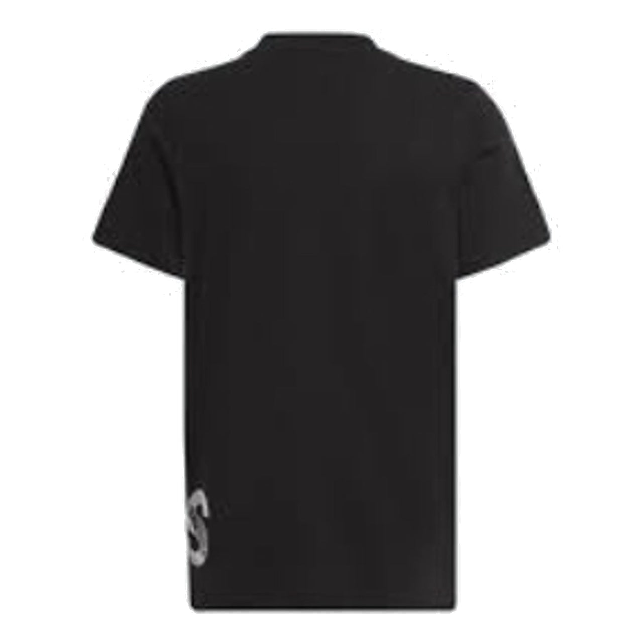 (GS) adidas Logo T-Shirt Asia Sizing 'Black White' HA4013