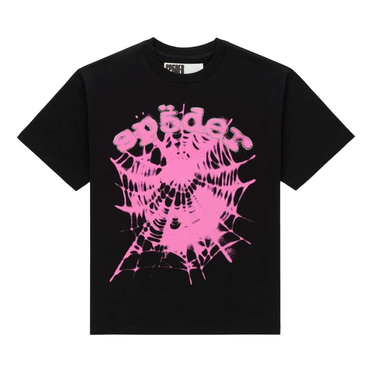 Sp5der OG Web T-Shirt 'Black' TE015SS26BLK