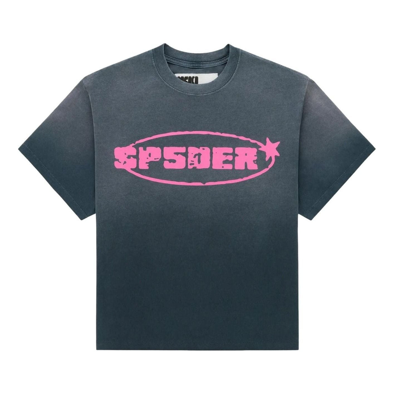 Sp5der Oval Star T-Shirt 'Black' TE017SS26BLK