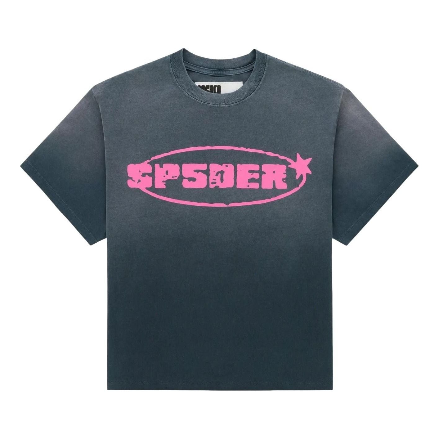 Sp5der Oval Star T-Shirt 'Black' TE017SS26BLK