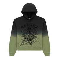 Sp5der OG Web Ombre Hoodie 'Black' ST008SS26BLK