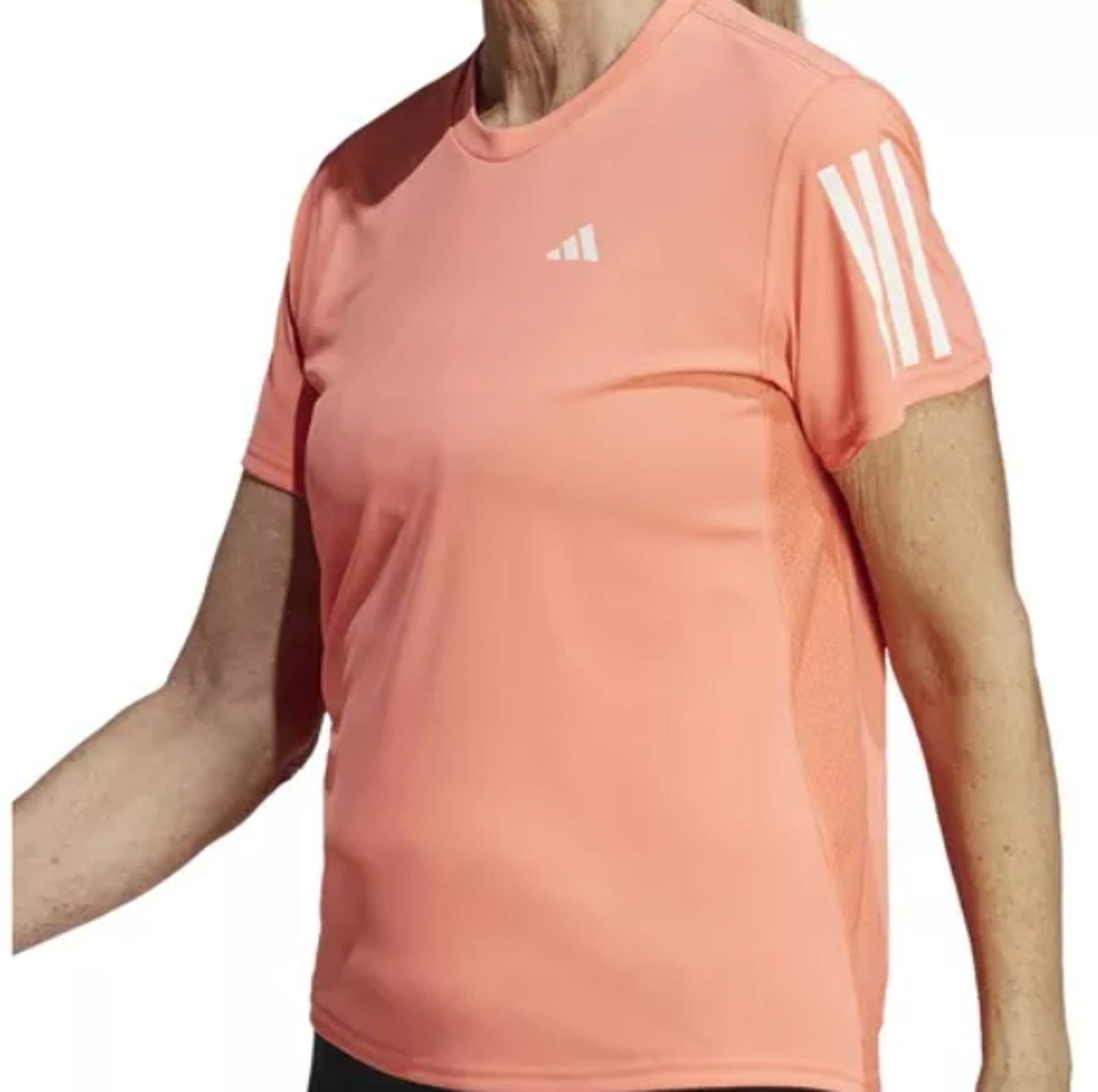 (WMNS) adidas Own the Run T-Shirt Asia Sizing 'Orange' IC5196