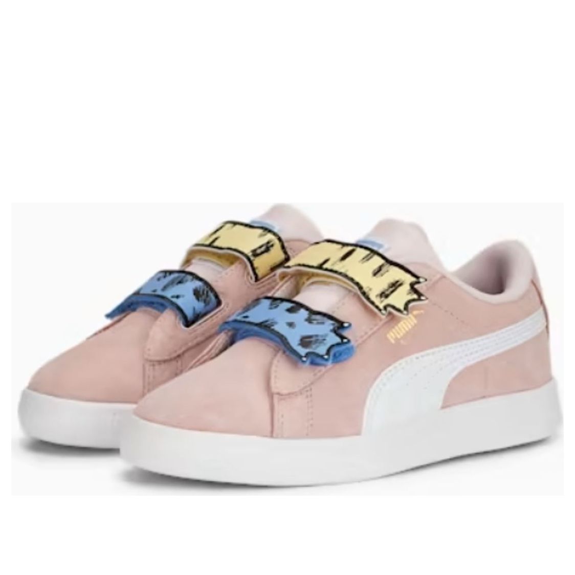 (GS) PUMA Suede 'Pink White' 390743-02
