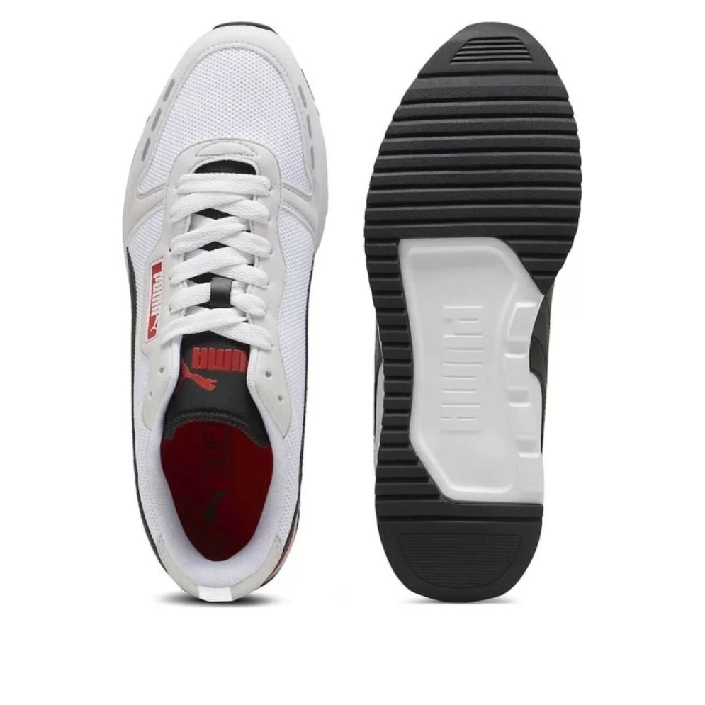 PUMA R78 'White Black Red' 393910-05