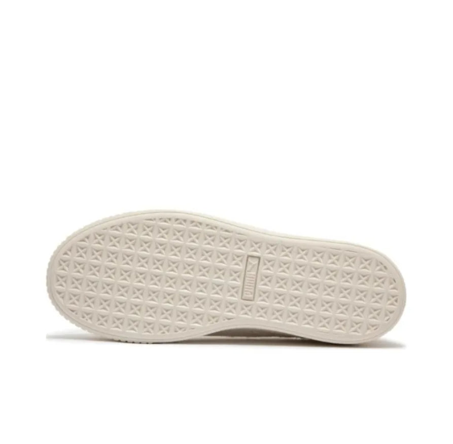 (WMNS) PUMA Basket Platform Fringe 'White' 399252-02