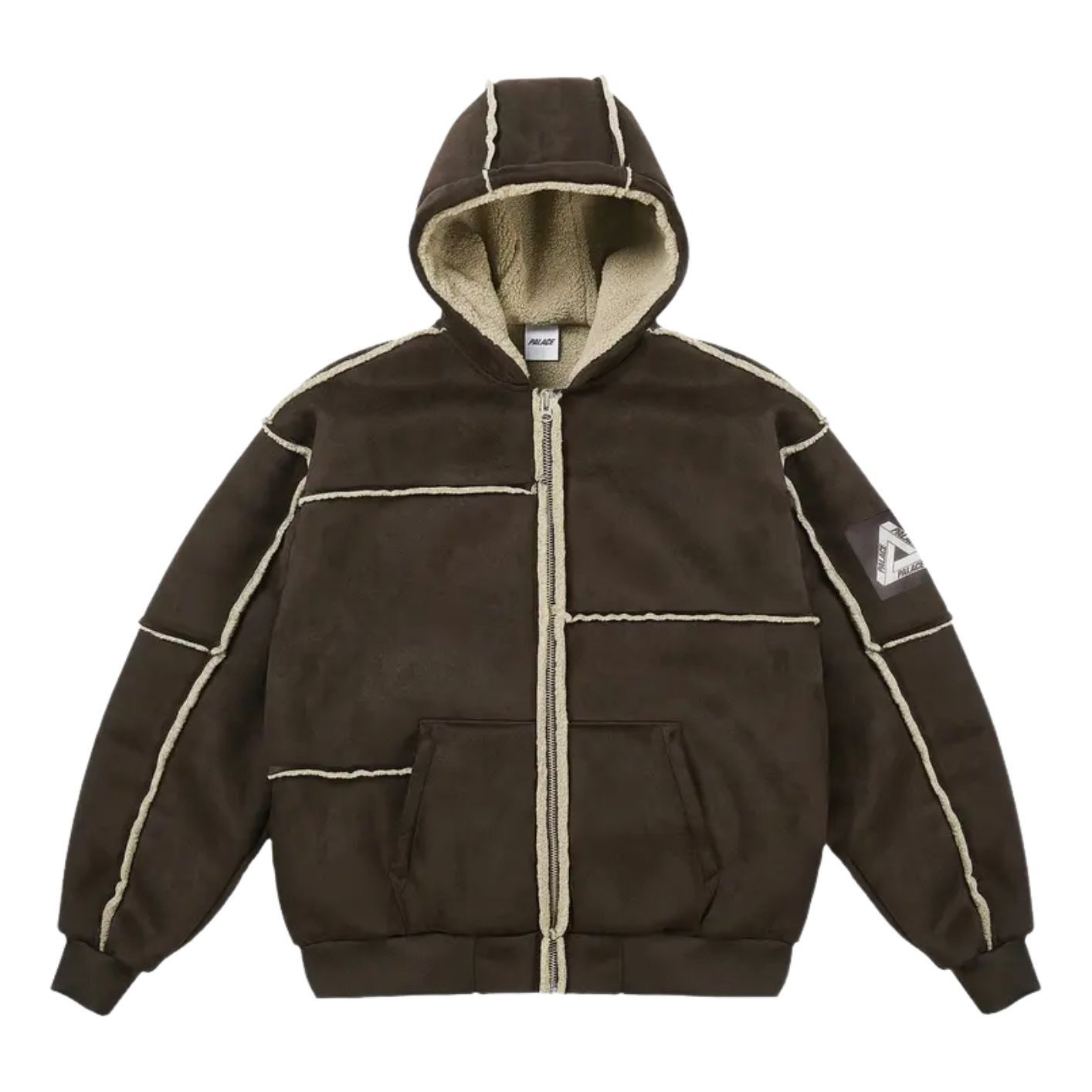 Palace Patch Me Up Shearling Jacket 'Fox' P30JK048