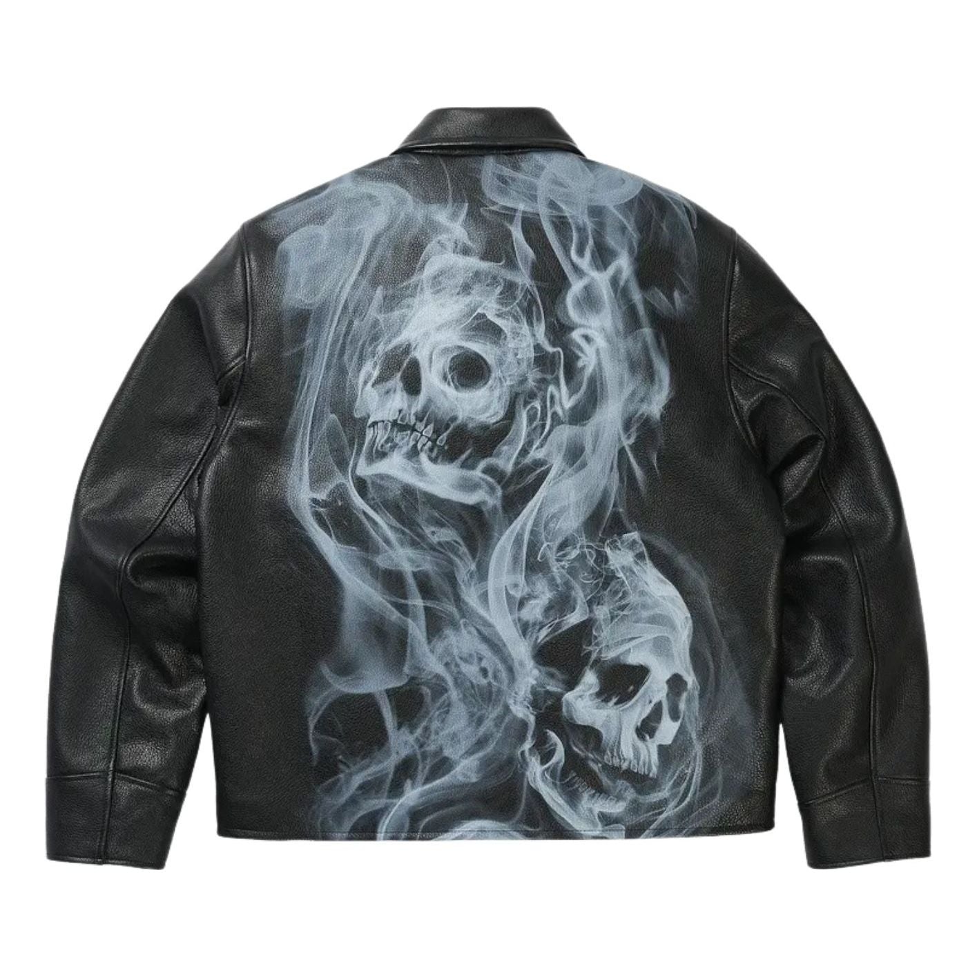 Palace Smoked Leather Jacket 'Black' P30JK038