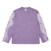 Palace Smoked Waffle Long-Sleeve 'Flat Grape' P30ES020
