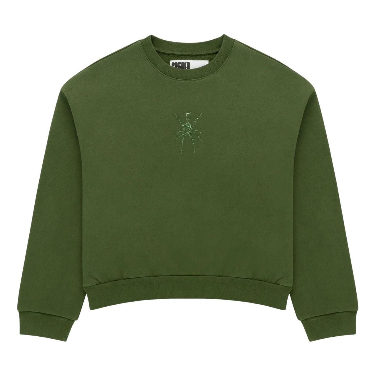 Sp5der Rhinestone Tm Crewneck 'Xanadu' ST028SS26XND