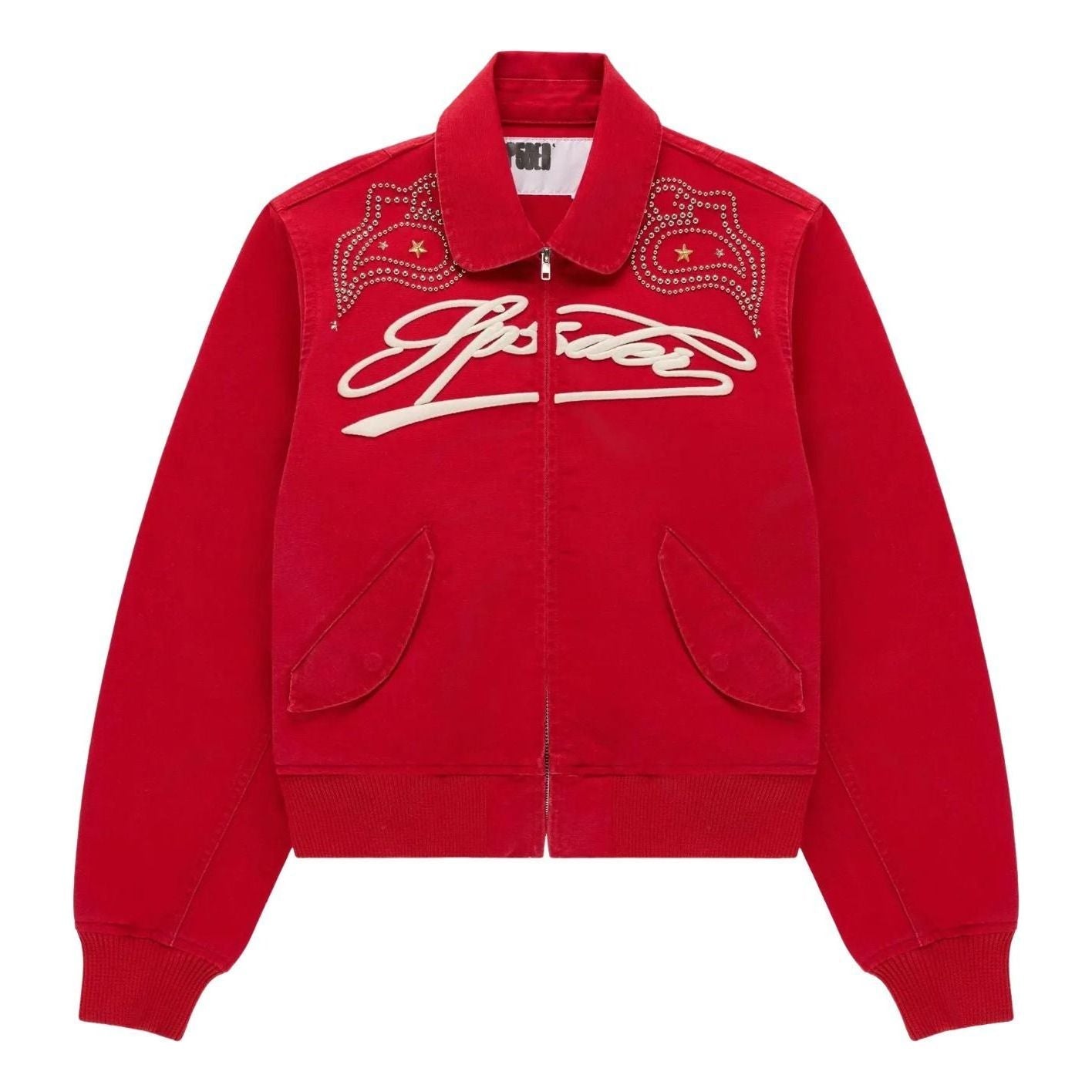 Sp5der R-05 Script Bomber Jacket 'Red' JA012SS26RED