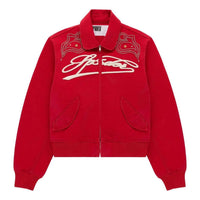 Sp5der R-05 Script Bomber Jacket 'Red' JA012SS26RED