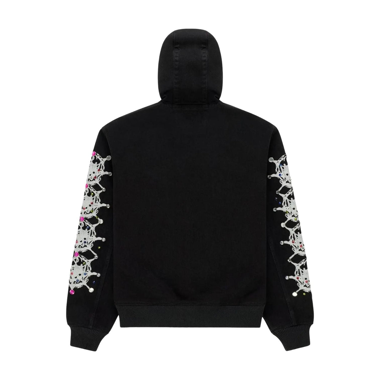 Sp5der Webstone Denim Jacket 'Black' JA013SS26BLK