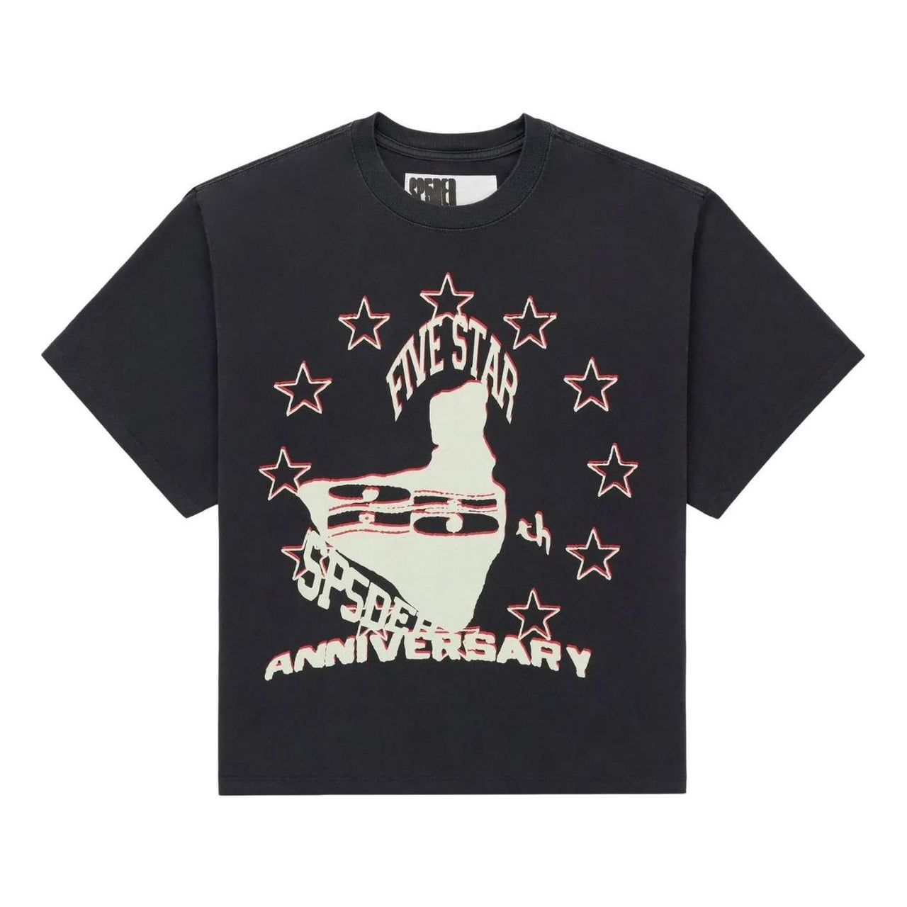 Sp5der Anniversary T-Shirt 'Black' TE018SS26BLK