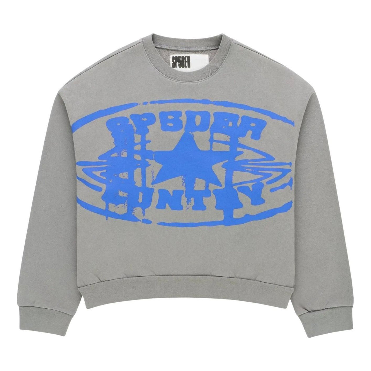 Sp5der Cuntry Crewneck 'Baby Slate' ST026SS26BSL