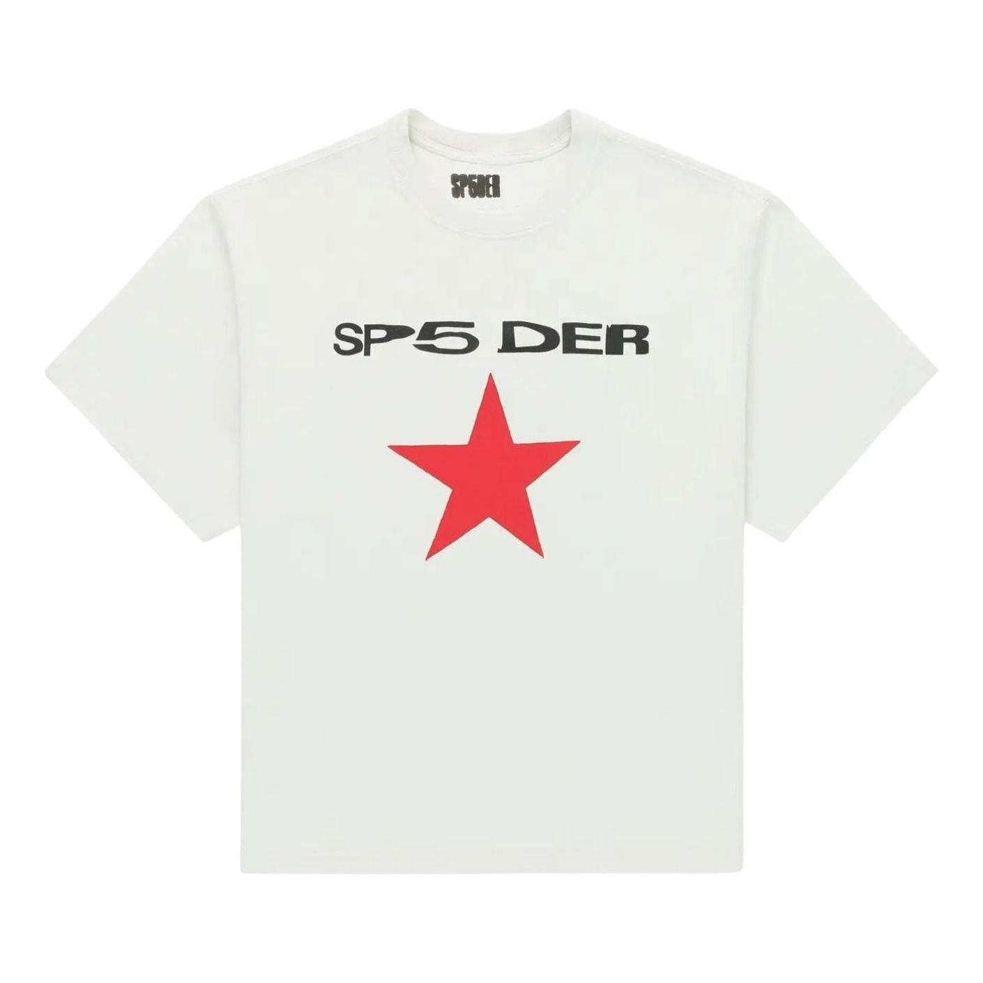 Sp5der Five Point T-Shirt 'White' TE022SS26WHT