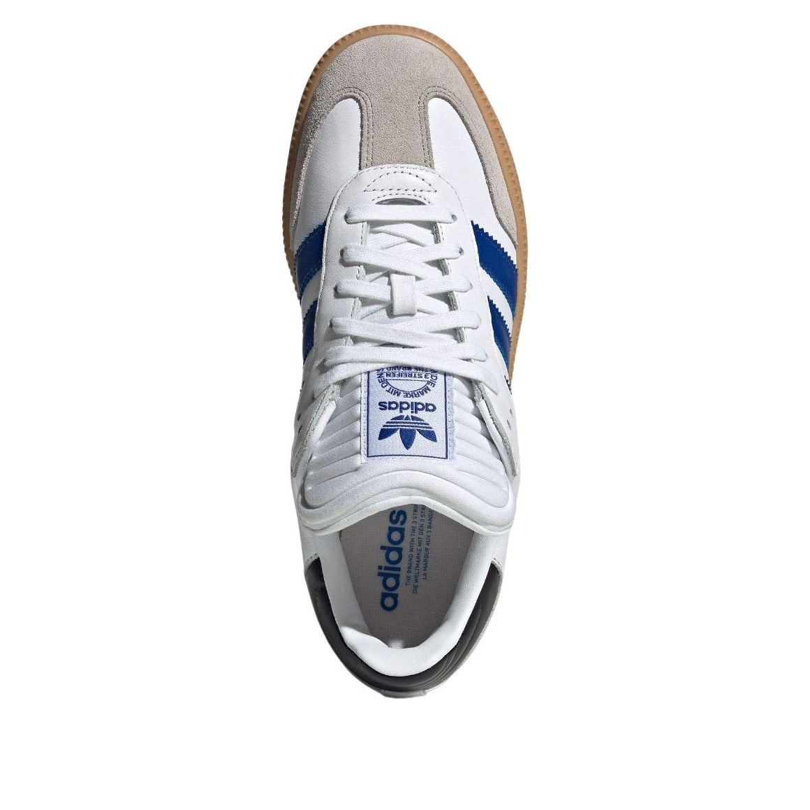 adidas Samba XLG 'Cloud White Royal Blue' IE9182