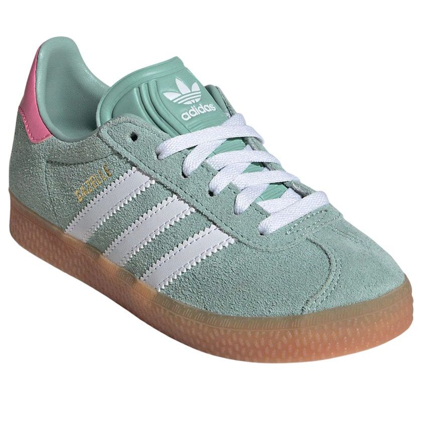 (PS) adidas Gazelle 'Hazy Green White Pink' ID6555