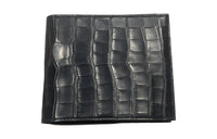 HERMES MC² COPERNIC Matte Crocodile Leather Wallet Men's 89 Noir Black