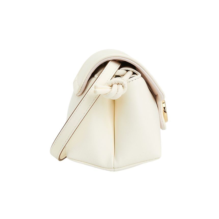 (WMNS) Valentino Mini V Logo 1960 Nappa Leather Bag 'Ivory' P0AC4ZFJ098