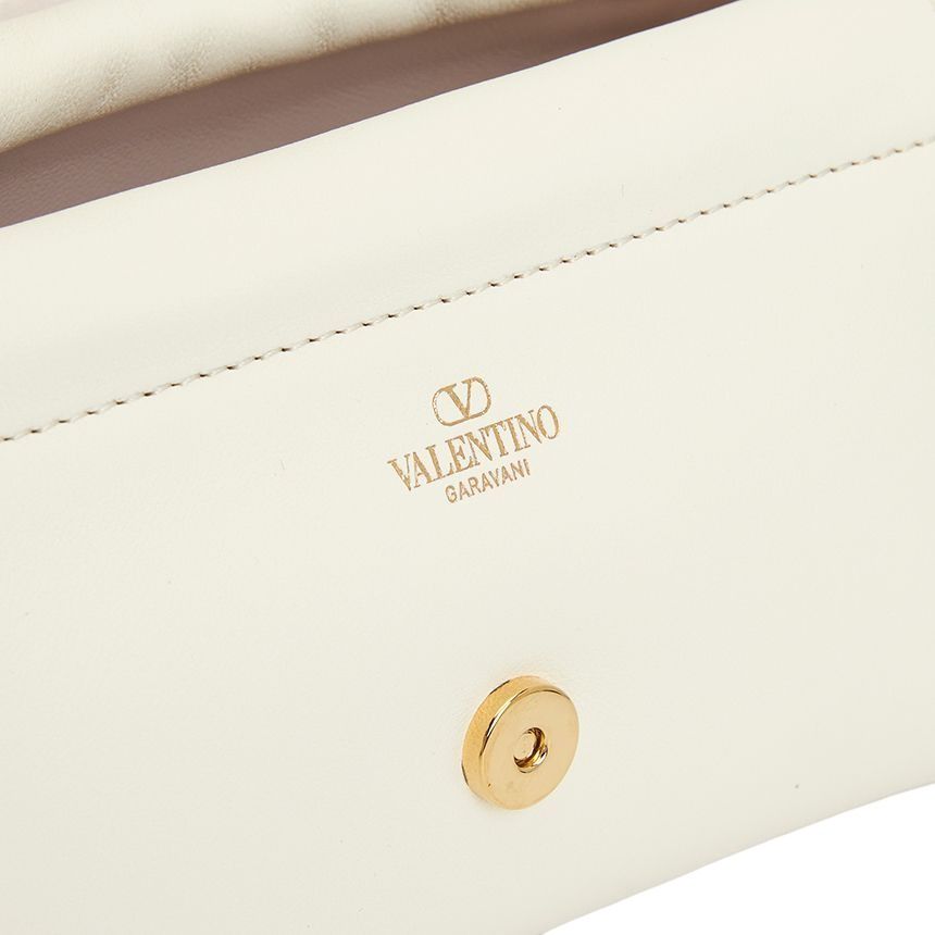 (WMNS) Valentino Mini V Logo 1960 Nappa Leather Bag 'Ivory' P0AC4ZFJ098
