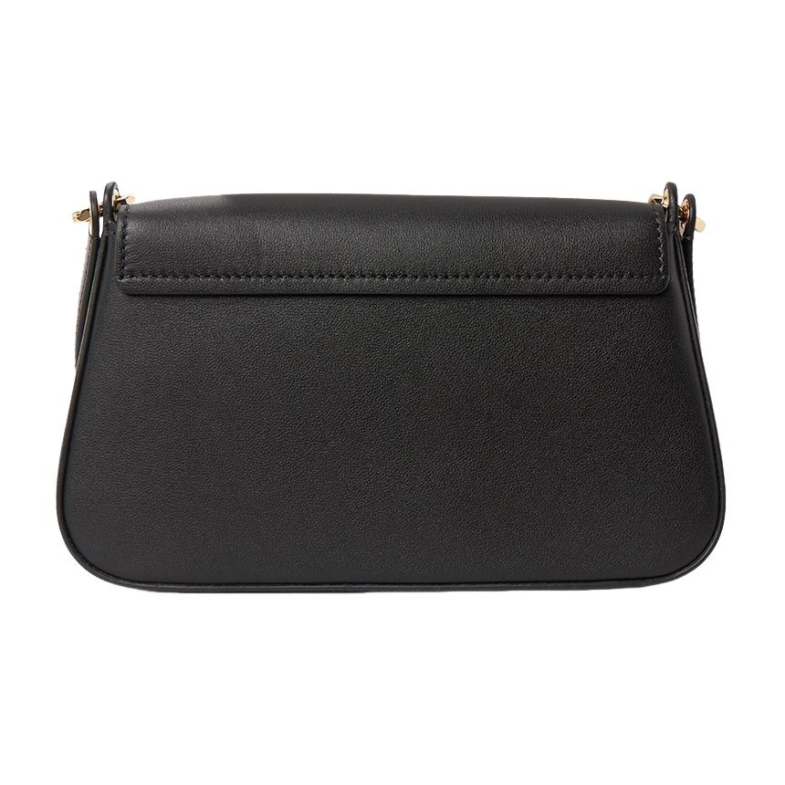 (WMNS) Valentino FW24 V Logo Signature Leather Shoulder Bag 'Black' P0AD4MIM0NO