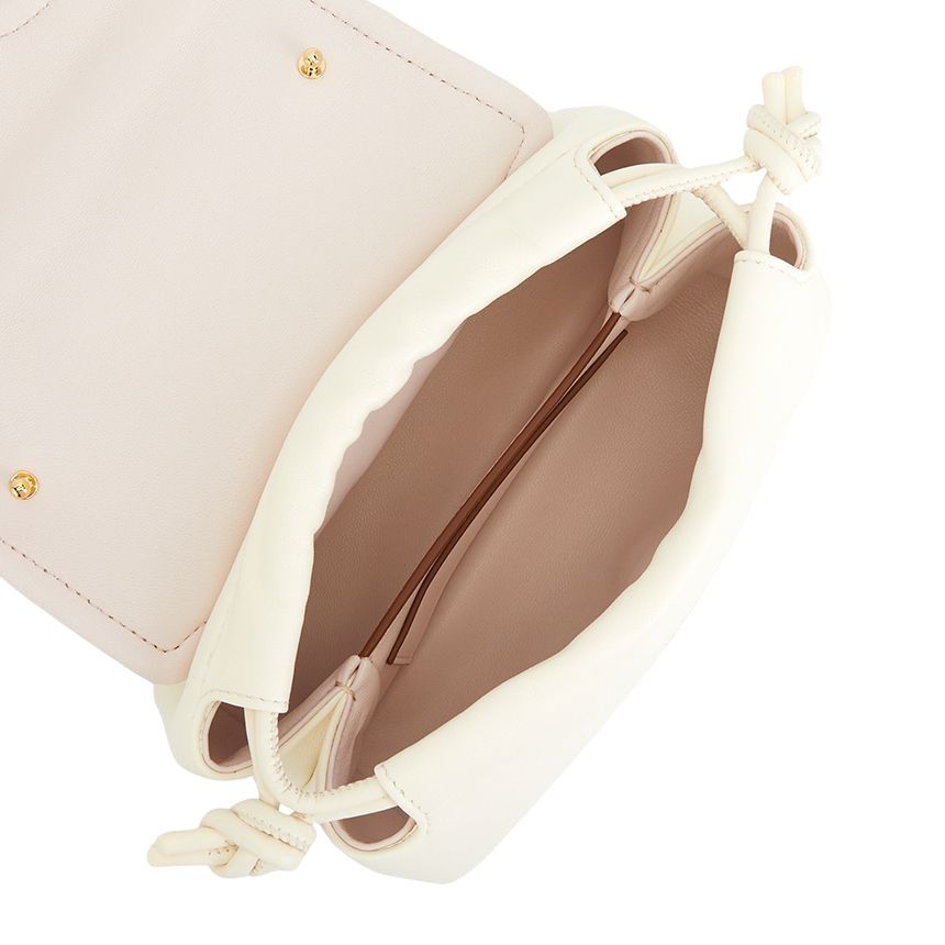 (WMNS) Valentino Mini V Logo 1960 Nappa Leather Bag 'Ivory' P0AC4ZFJ098