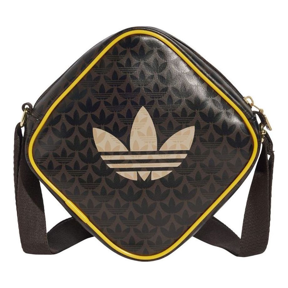 adidas Monogram Diamond-Shaped Bag 'Brown' JD5374