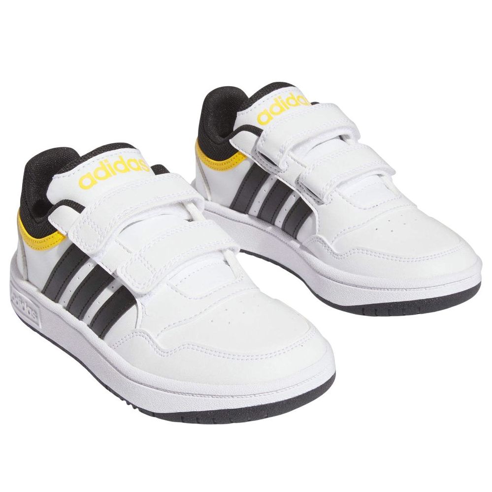 (PS) adidas Hoops Lifestyle 'White Black Yellow' IF5316