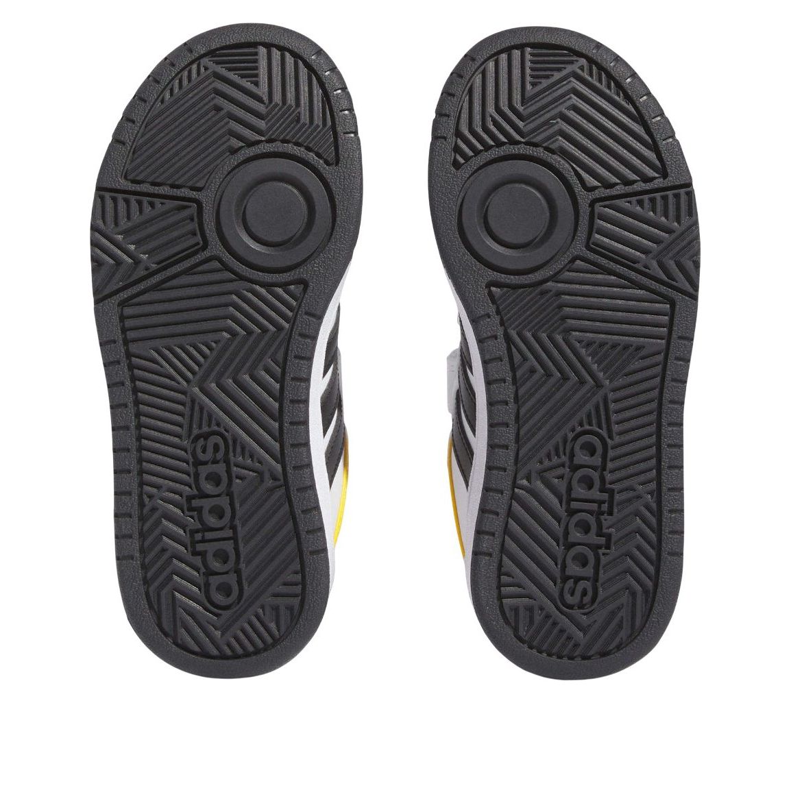 (PS) adidas Hoops Lifestyle 'White Black Yellow' IF5316