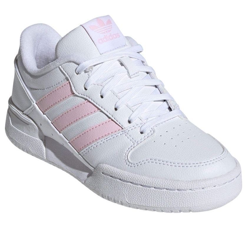 (GS) adidas Team Court 2.0 STR 'White Pink' ID6632
