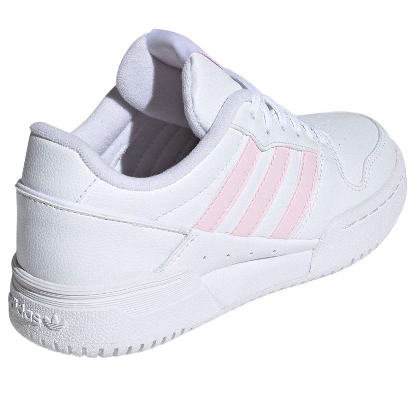 (GS) adidas Team Court 2.0 STR 'White Pink' ID6632