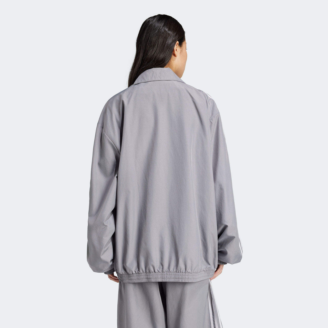 (WMNS) adidas Adilenium Season 3 Oversized Track Jacket Asia Sizing 'Grey' JD3394