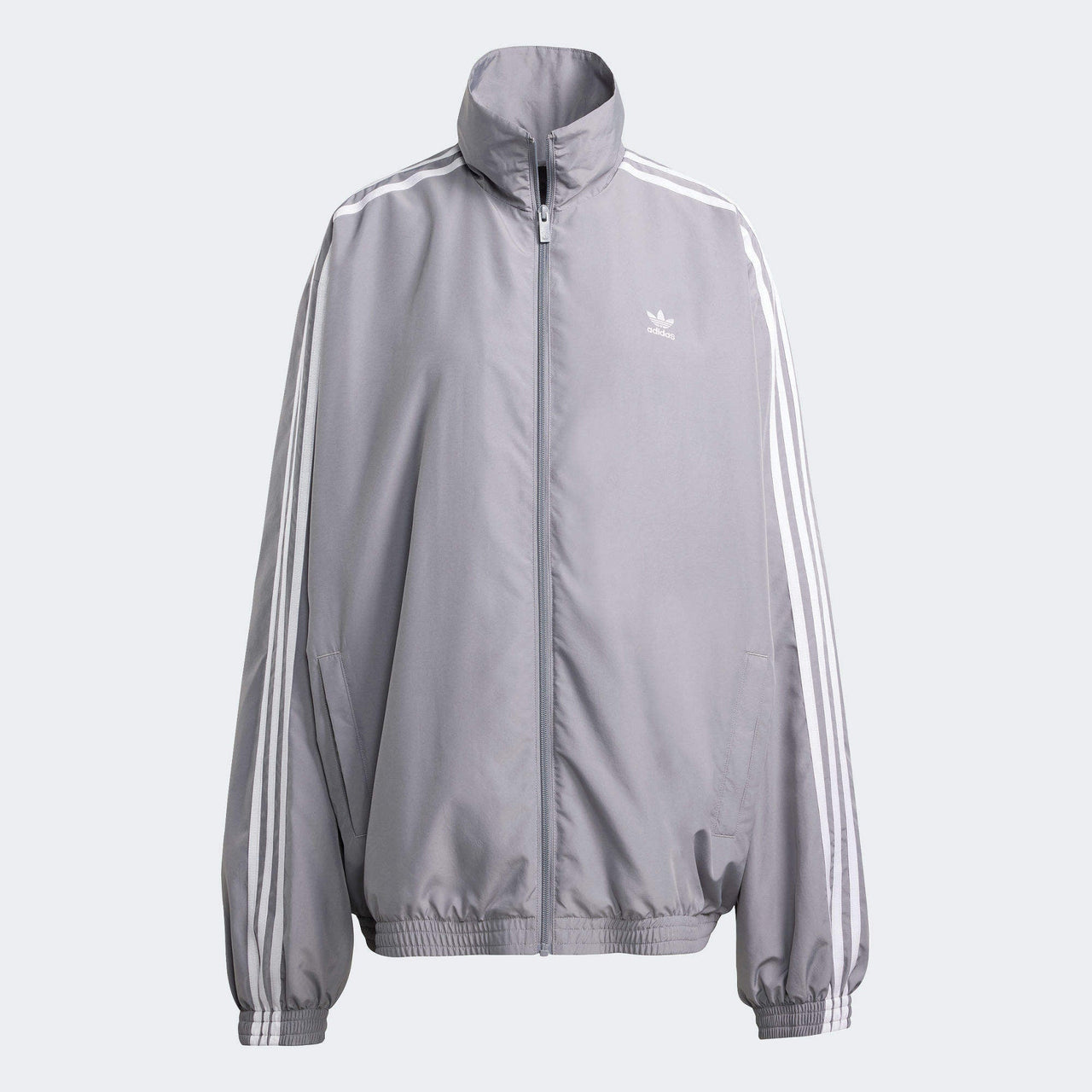 (WMNS) adidas Adilenium Season 3 Oversized Track Jacket Asia Sizing 'Grey' JD3394