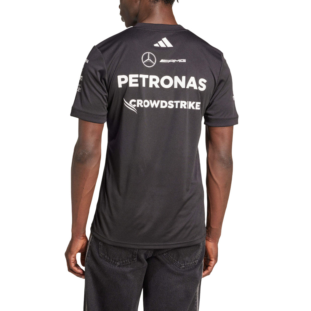 adidas Mercedes AMG Petronas Formula One Team Black Driver Jersey Asia Sizing 'Black' JW5361