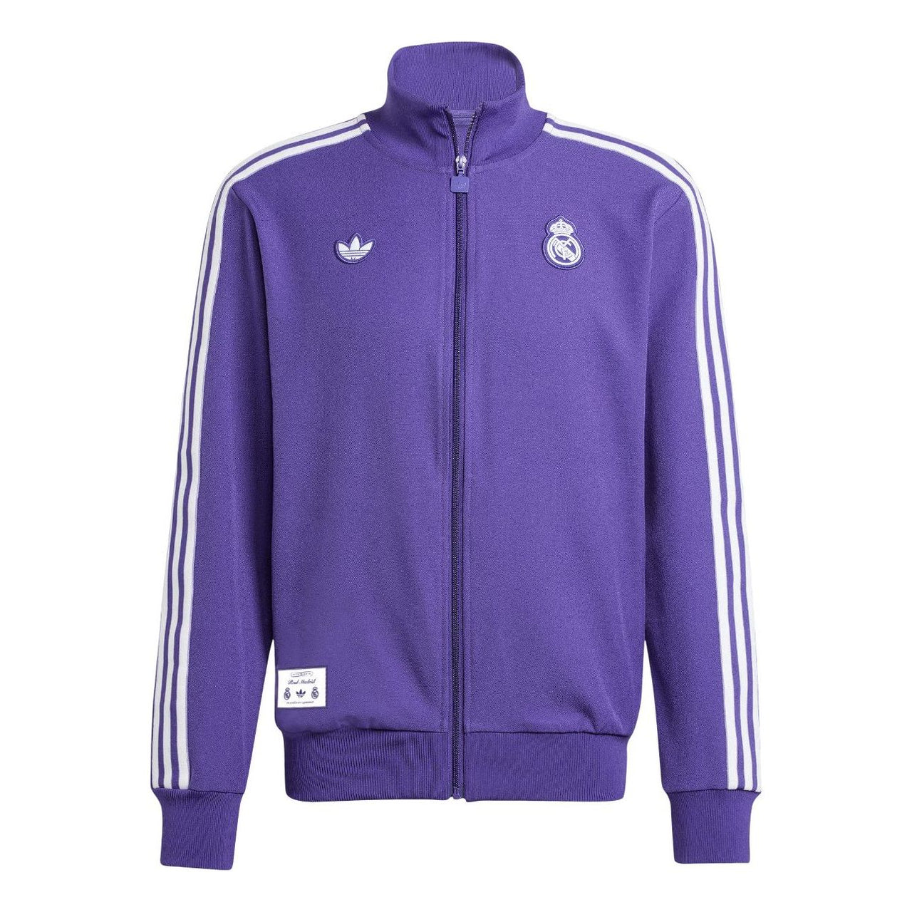 adidas Real Madrid Terrace Icons Track Top Asia Sizing 'Purple' JF2582