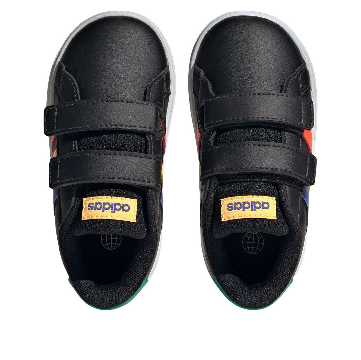 (TD) adidas Grand Court 'Black Multi' HP8918
