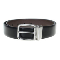 PRADA - Leather Belts Men's Black -