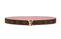 LOUIS VUITTON Belt Lv Initiales Reversible Monogram